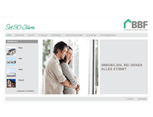 Tablet Screenshot of bbf-gruppe.de